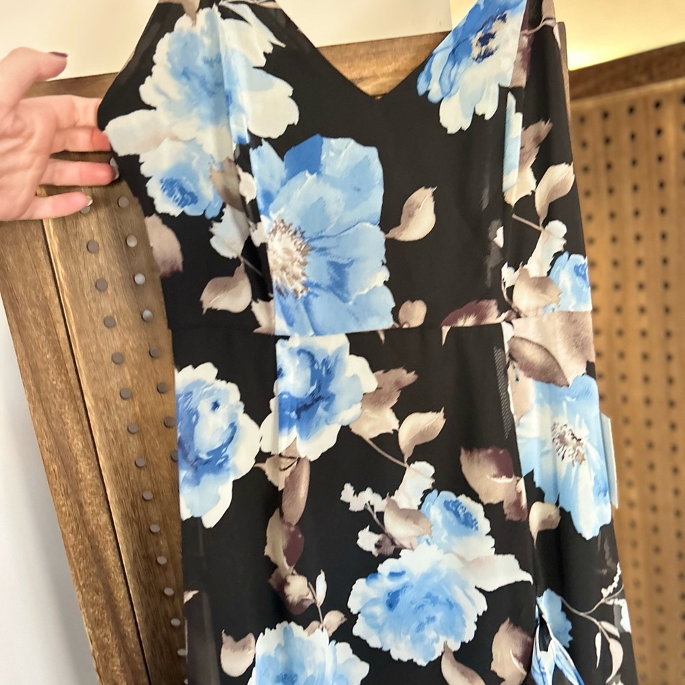 Lulus Floral Ruffle Maxi - Picture 3 of 6